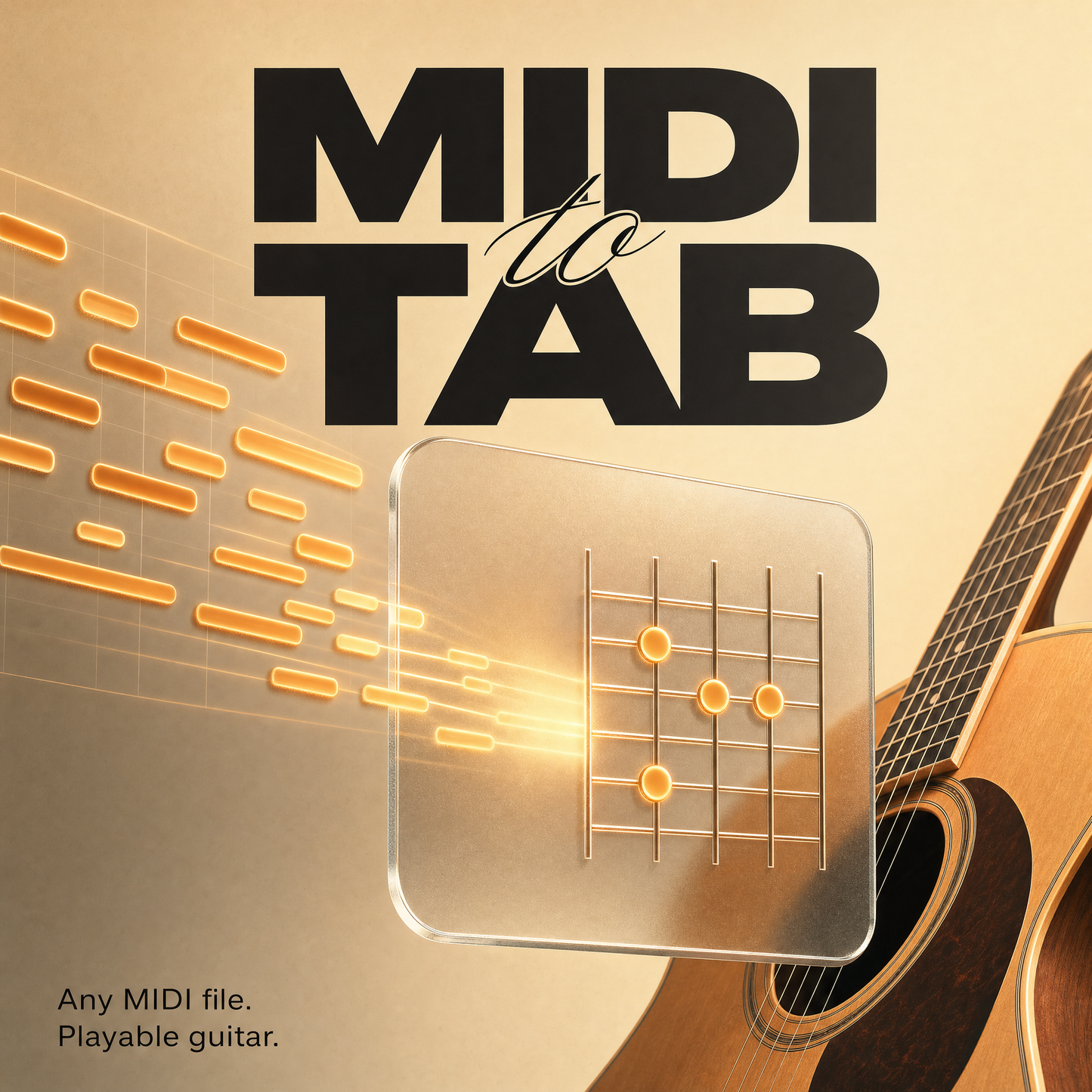MIDI Guitar Tab — MIDI to Guitar Chord & Voicing Converter